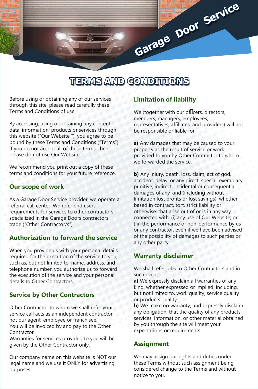 Eagle Garage Door Service Grand Terrace, CA 909-454-3260